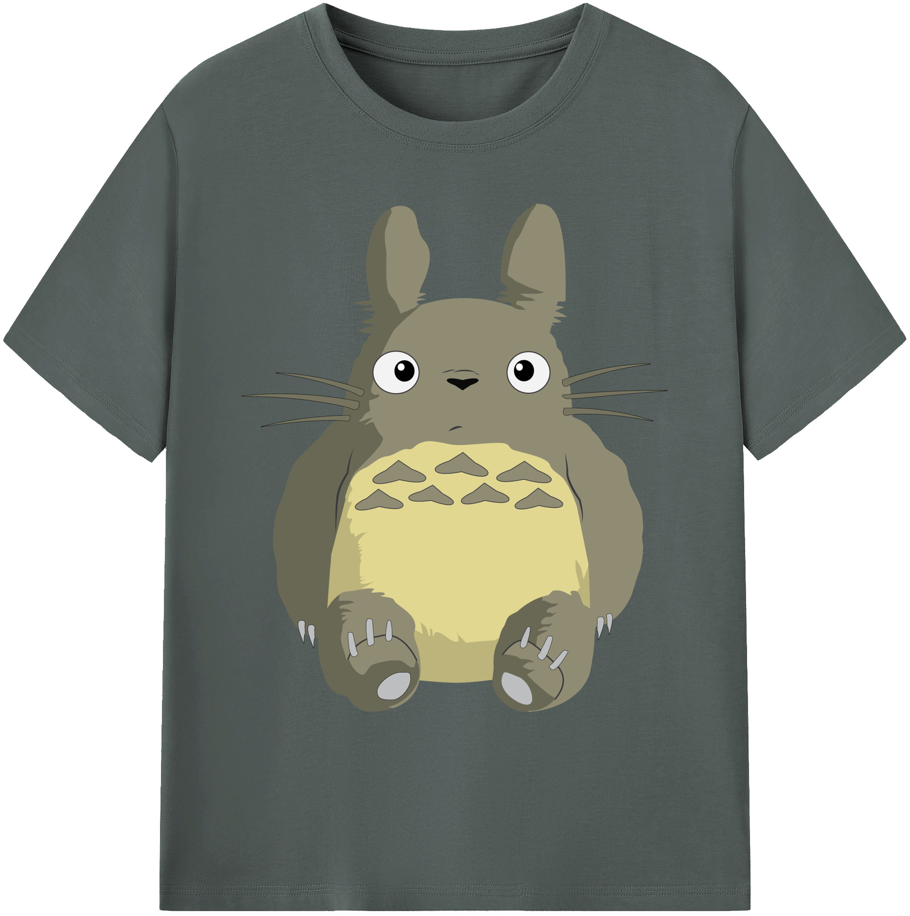 （画像用） となりのトトロ 草壁メイ 草壁サツキ My Neighbor Totoro Satsuki Kusakabe Mei Kusakabe 綿100％ メンズ半袖Tシャツ｜肌触りやわらか＆通気性